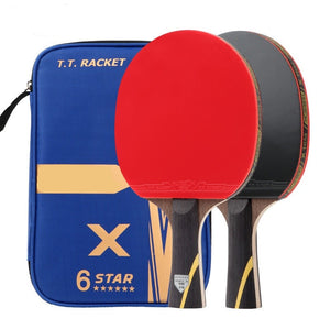 Carbon Fiber Table Tennis Racket Set